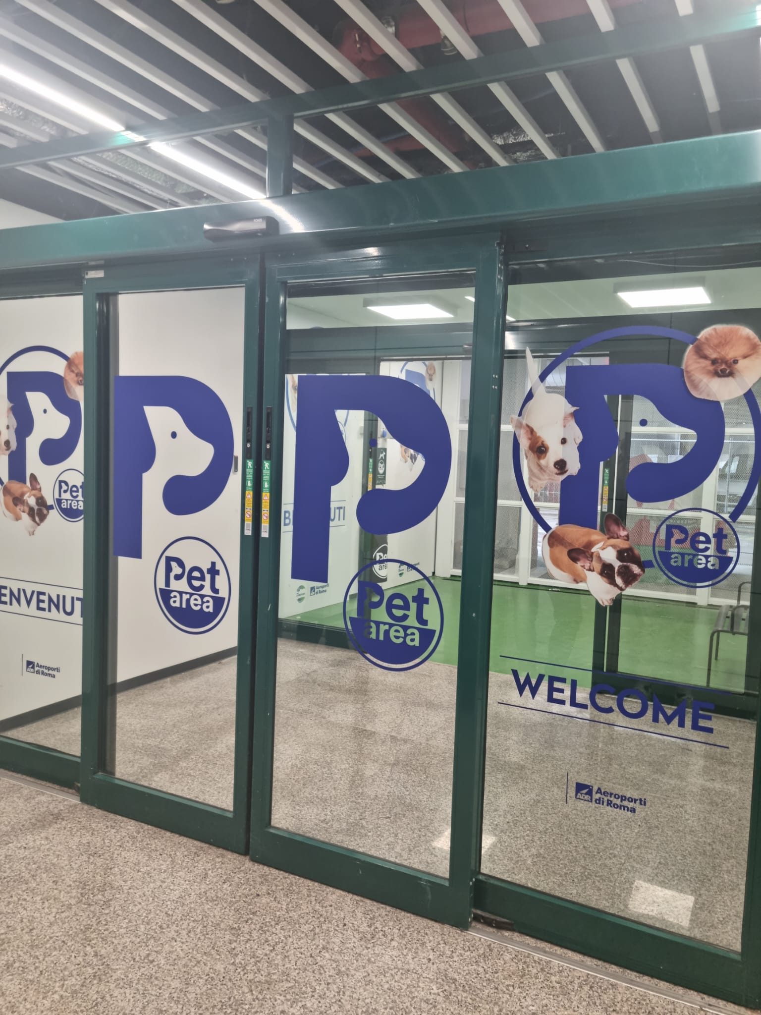 aree PET in aeroporto